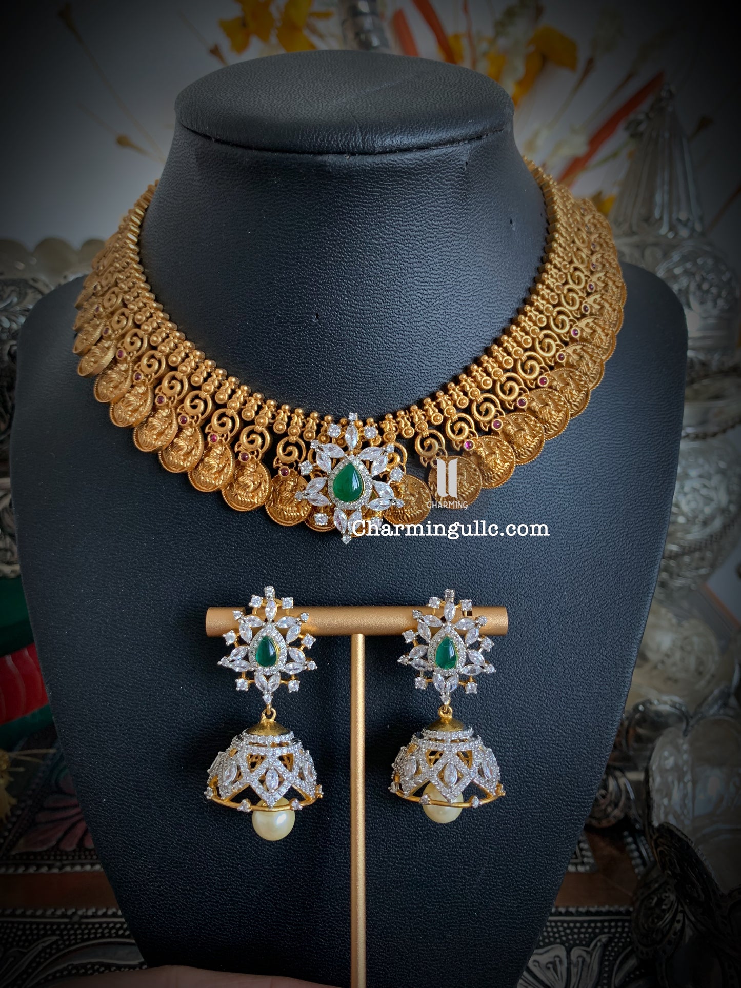 Lakshmi kasu choker