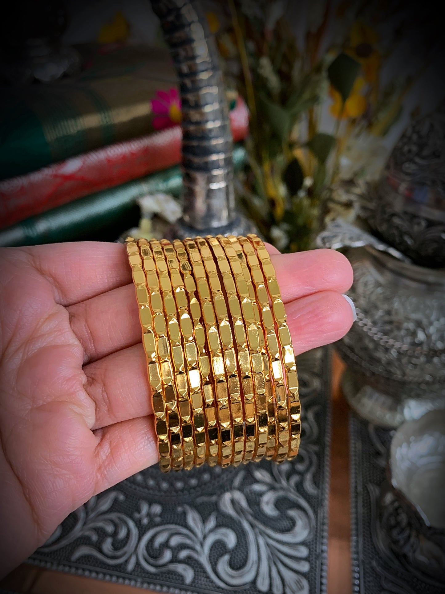 Indu bangles 12 piece size 2.6,2.4