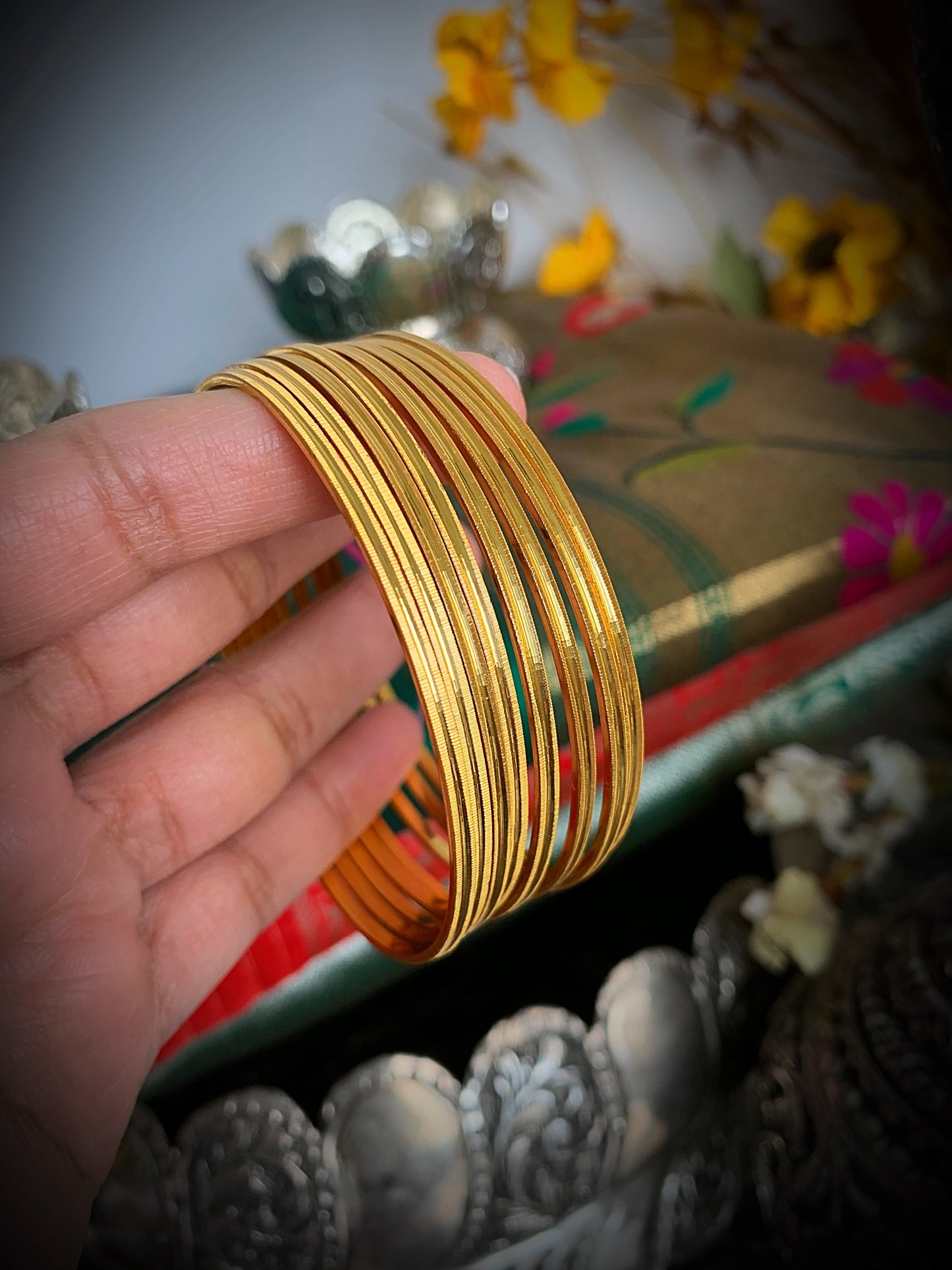 Anshu Bangles 8 piece 2.8,2.6,2.4