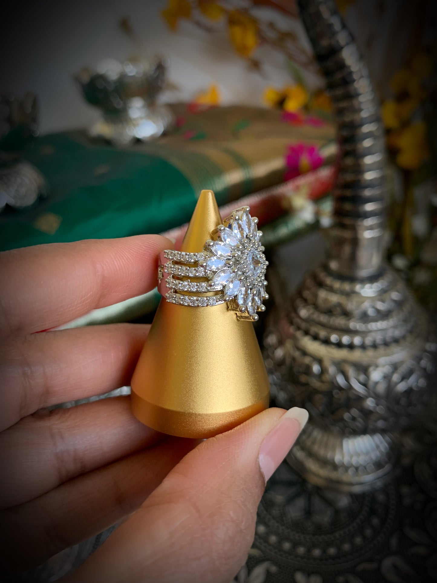 Diana Adjustable Cocktail Ring