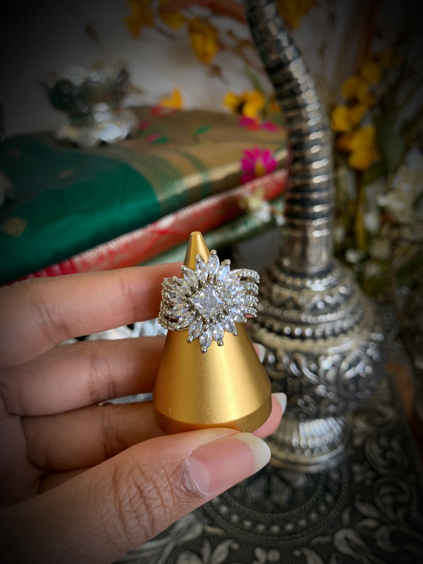 Diana Adjustable Cocktail Ring