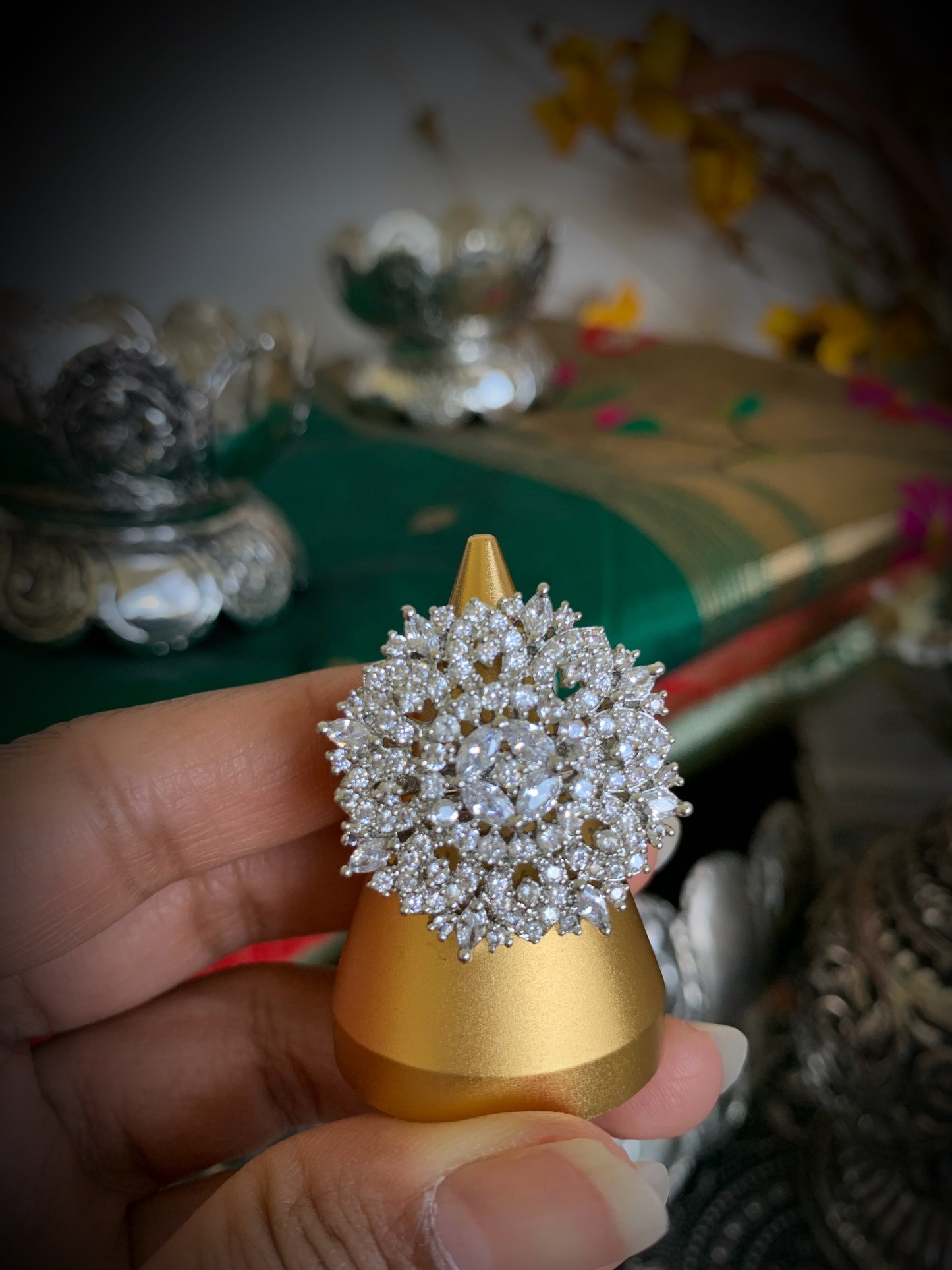 Vireen Adjustable Cocktail Ring
