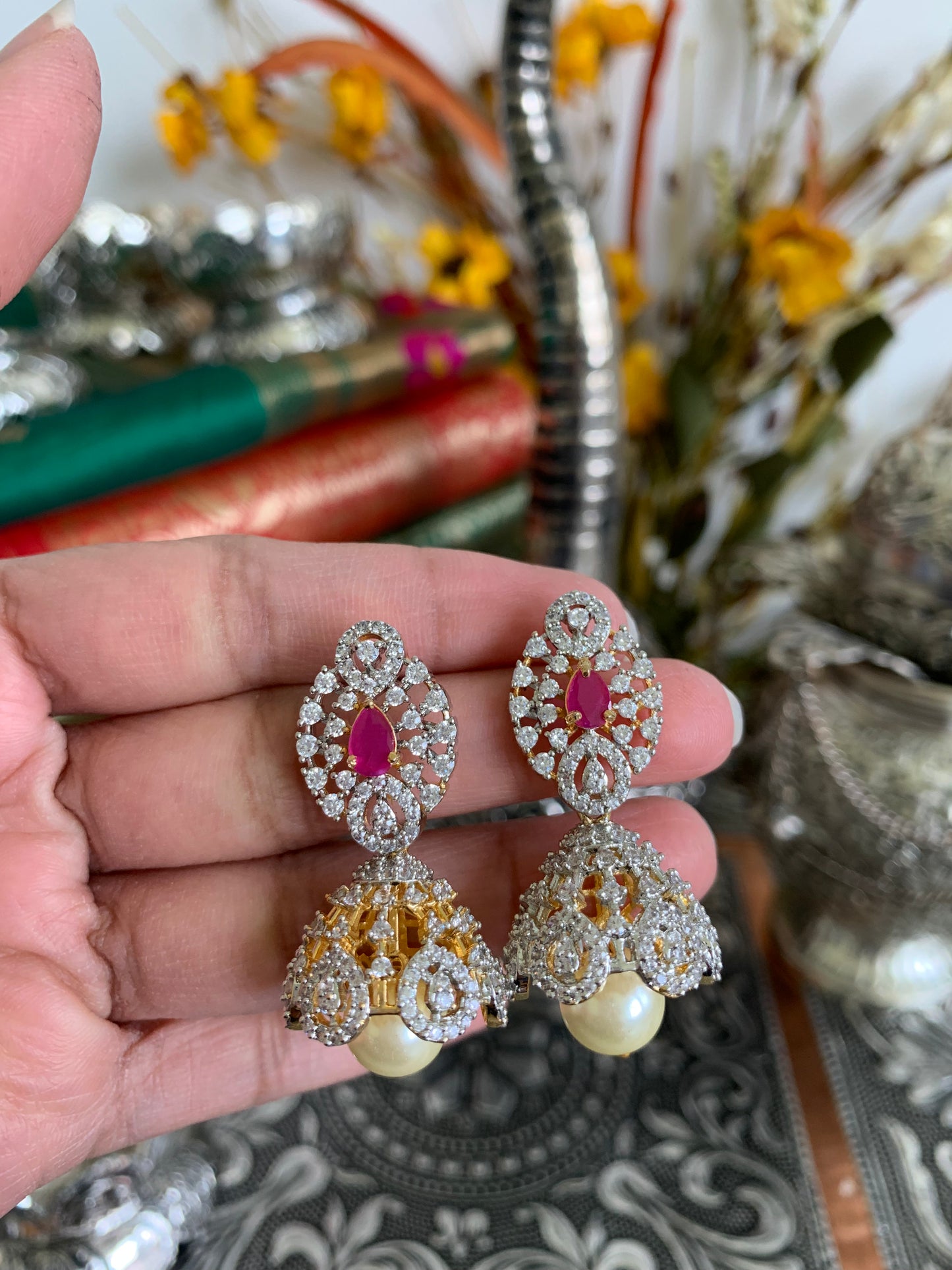 4 in 1 detachable Jhumka