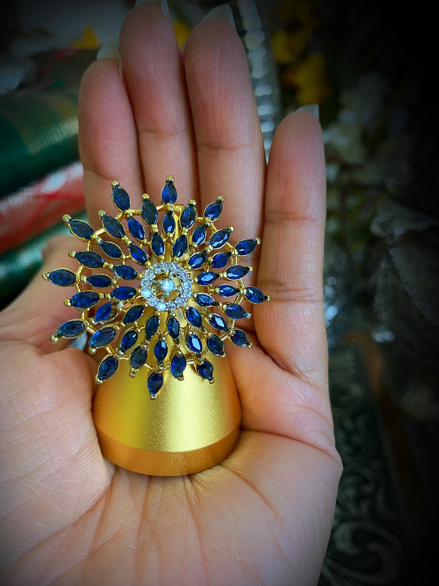 Neelam Adjustable Cocktail Ring