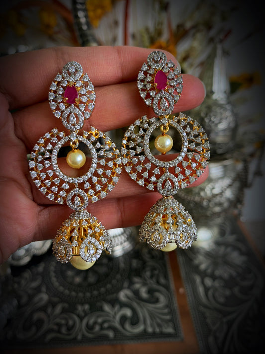 4 in 1 detachable Jhumka